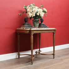 Load image into Gallery viewer, Antique French Giltwood D End Console Table with Marble Top Circa 1880. B13062
