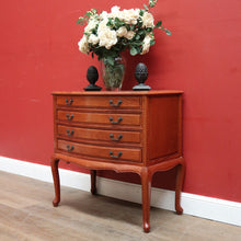 Load image into Gallery viewer, x SOLD Vintage Chest of Drawers, Hall Cabinet or Cupboard, Cutlery Chest, Felt-lined Drawers. B11785
