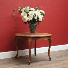 Load image into Gallery viewer, x SOLD Vintage French Oak Cabriole Leg Coffee Table or Side Lamp Table, Centre Table. B11706
