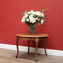 Load image into Gallery viewer, x SOLD Vintage French Oak Cabriole Leg Coffee Table or Side Lamp Table, Centre Table. B11706
