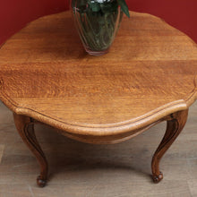 Load image into Gallery viewer, x SOLD Vintage French Oak Cabriole Leg Coffee Table or Side Lamp Table, Centre Table. B11706
