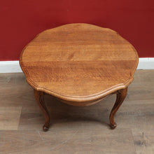 Load image into Gallery viewer, x SOLD Vintage French Oak Cabriole Leg Coffee Table or Side Lamp Table, Centre Table. B11706
