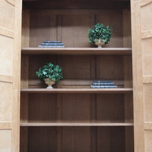 Load image into Gallery viewer, Grand French Walnut Armoire with Bevelled Mirror Doors and Carved Detail. B12664
