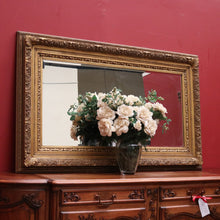 Load image into Gallery viewer, A Large and Impressive Vintage French Gilt Framed Bevelled Edge Mirror. B12329
