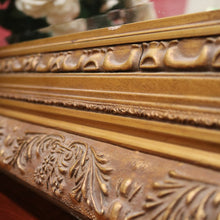 Load image into Gallery viewer, A Large and Impressive Vintage French Gilt Framed Bevelled Edge Mirror. B12329
