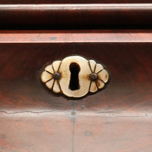 Load image into Gallery viewer, English Biedermeier Mahogany Secretaire Chest with Mother-of-Pearl Detail. B12650
