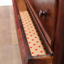 Load image into Gallery viewer, English Biedermeier Mahogany Secretaire Chest with Mother-of-Pearl Detail. B12650
