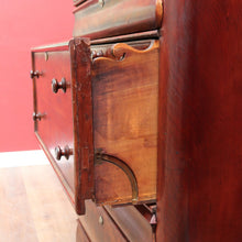Load image into Gallery viewer, English Biedermeier Mahogany Secretaire Chest with Mother-of-Pearl Detail. B12650
