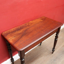 Load image into Gallery viewer, Antique Australian Colonial Cedar Hall Table with One Piece Slab Top. B13054
