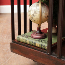 Load image into Gallery viewer, x SOLD Antique English Revolving Bookcase with Cast Iron Base and Lifting Bookrest. B12696
