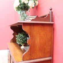 Load image into Gallery viewer, Antique English Walnut Sideboard with Panelled Doors and Brass Fittings. B12682
