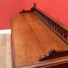 Load image into Gallery viewer, Antique English Walnut Sideboard with Panelled Doors and Brass Fittings. B12682
