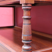 Load image into Gallery viewer, Antique Australian Cedar Servery or Dumb Waiter with Drawers and Cupboard. B12653
