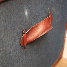 Load image into Gallery viewer, A Leather bound Denim Storage Box or Toy / Shoe Box by Pepe Jeans Est 1973 London. B12370
