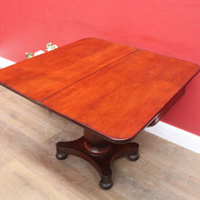 Load image into Gallery viewer, Antique English Mahogany Fold Over Tea Table Games Table or Parlour Table. B13050
