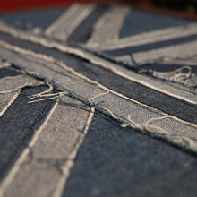 Load image into Gallery viewer, A Leather bound Denim Storage Box or Toy / Shoe Box by Pepe Jeans Est 1973 London. B12370
