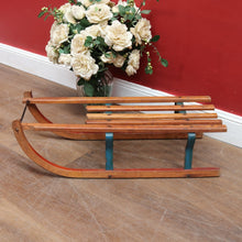 Load image into Gallery viewer, Vintage German Timber Child’s Sleigh by Davos Germina Marked Made in GDR. 12666
