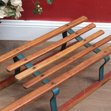 Load image into Gallery viewer, Vintage German Timber Child’s Sleigh by Davos Germina Marked Made in GDR. 12666
