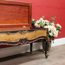 Load image into Gallery viewer, Antique French Louis XV Style Vernis Martin Piano Stool with Tapestry Seat and Lift Top Storage. B13059
