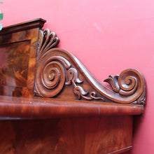 Load image into Gallery viewer, Antique English Mahogany and Flame Mahogany Twin Pedestal Sideboard. B12694
