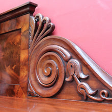 Load image into Gallery viewer, Antique English Mahogany and Flame Mahogany Twin Pedestal Sideboard. B12694
