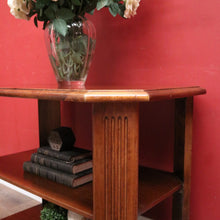 Load image into Gallery viewer, x SOLD Vintage Drexel-Style Two Tier Sideboard or Hall Table Stand, Reeded Supports. B12368
