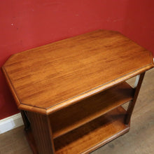 Load image into Gallery viewer, x SOLD Vintage Drexel-Style Two Tier Sideboard or Hall Table Stand, Reeded Supports. B12368
