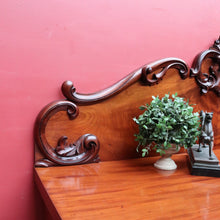 Load image into Gallery viewer, Antique English Mahogany and Flame Mahogany Inverted Breakfront Sideboard with Cellaret. B13081
