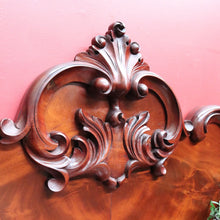 Load image into Gallery viewer, Antique English Mahogany and Flame Mahogany Inverted Breakfront Sideboard with Cellaret. B13081
