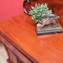 Load image into Gallery viewer, Antique English Mahogany and Flame Mahogany Inverted Breakfront Sideboard with Cellaret. B13081
