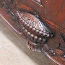 Load image into Gallery viewer, Antique French Oak Sideboard with Three Drawers Two Door Cupboard B13086
