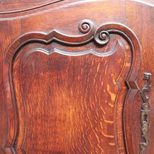 Load image into Gallery viewer, Antique French Oak Sideboard with Three Drawers Two Door Cupboard B13086
