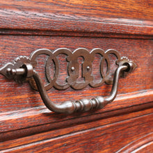 Load image into Gallery viewer, Antique French Oak Sideboard with Three Drawers Two Door Cupboard B13086
