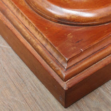 Load image into Gallery viewer, Mahogany Classical Column Pedestal Plant Stand, Carved Acanthus Capital. B13087
