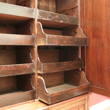 Load image into Gallery viewer, Antique Australian Gentleman&#39;s Press or Chest on Chest, Chest of Drawers. B12335
