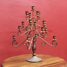 Load image into Gallery viewer, Large Brass 17-Branch Gothic Revival Candelabra – French Style. B12840
