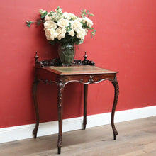Load image into Gallery viewer, x SOLD Antique French Ladies Desk, Brazilian Rosewood and Green Leather Desk. B12384

