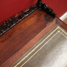 Load image into Gallery viewer, x SOLD Antique French Ladies Desk, Brazilian Rosewood and Green Leather Desk. B12384
