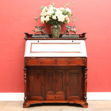 Load image into Gallery viewer, Vintage Mahogany Writing Desk with Drop Front and Hidden Storage. B12685
