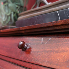 Load image into Gallery viewer, Vintage Mahogany Writing Desk with Drop Front and Hidden Storage. B12685

