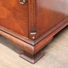 Load image into Gallery viewer, Antique Flame Mahogany Single Door Hall Cabinet Lamp Cupboard or Bedside. B12388
