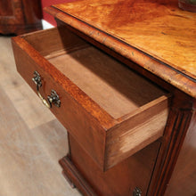 Load image into Gallery viewer, Antique Flame Mahogany Single Door Hall Cabinet Lamp Cupboard or Bedside. B12388
