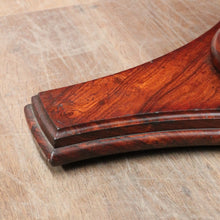 Load image into Gallery viewer, Antique Rosewood and Mahogany Pedestal Occasional Table or Lamp Table. B13052
