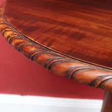 Load image into Gallery viewer, Antique Rosewood and Mahogany Pedestal Occasional Table or Lamp Table. B13052
