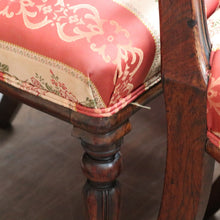 Load image into Gallery viewer, Set of Four Antique English Rosewood Balloon Back Dining Chairs. B13049
