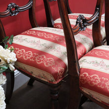 Load image into Gallery viewer, Set of Four Antique English Rosewood Balloon Back Dining Chairs. B13049
