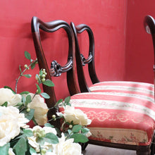 Load image into Gallery viewer, Set of Four Antique English Rosewood Balloon Back Dining Chairs. B13049
