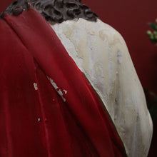 Load image into Gallery viewer, Antique French Statue of Jesus, Sacred Heart of Jesus – Plaster, Hand-Painted, B12390
