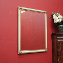 Load image into Gallery viewer, Vintage French Wall Mirror with a bevelled edge, ready to hang vertically or horizontally. B12393
