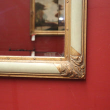 Load image into Gallery viewer, Vintage French Wall Mirror with a bevelled edge, ready to hang vertically or horizontally. B12393
